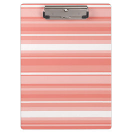 Korallenstreifen Klemmbrett