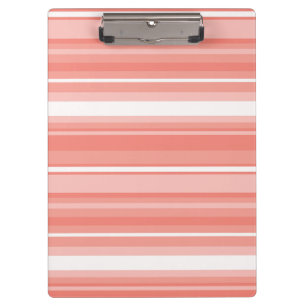 Korallenstreifen Klemmbrett