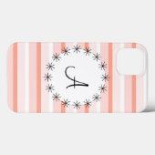 Korallenstreifen "Monogram" iPad-Gehäuse Case-Mate iPhone Hülle (Rückseite (Horizontal))