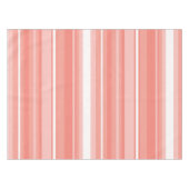 Korallenstreifen Tischdecke (Vorderseite (Horizontal))