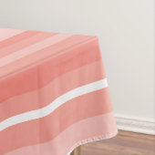Korallenstreifen Tischdecke (Beispiel)