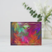 Korallentiefen Postkarte (Stehend Vorderseite)