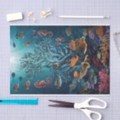 Korallentürme, tropisches Paradies, Träume unter W Seidenpapier (Handwerk)