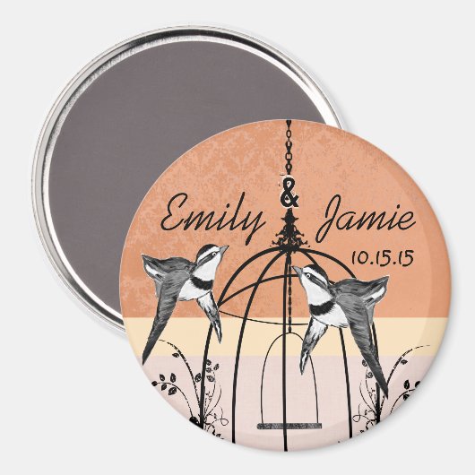 Korallenvogelmagnete oder individuell zugeschnitte magnet (Vorderseite/Rückseite)