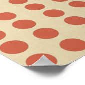 Korallenwürfeldots Poster (Ecke)