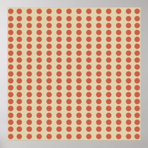 Korallenwürfeldots Poster
