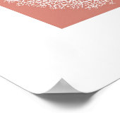 Korallenzweig Poster (Ecke)