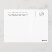 Koran Arabic schreiben Sura Verse Tree Pflanze Postkarte (Rückseite)