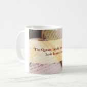 Koran - harte Herzen der Brüche - islamische Tasse (Vorderseite Links)