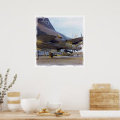 Korat AFB Thailand 1968 F-105 A1 Print Poster (Küche)