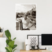 Korat AFB Thailand 1968 Print Poster (Heimbüro)