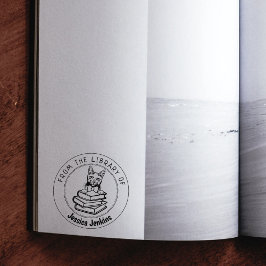 Korat Cat, Buch aus der Bibliothek von Gummistempel