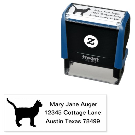 Korat Cat Personalisiert Permastempel (Beispiel)