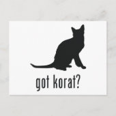 Korat Cat Postkarte (Vorderseite)
