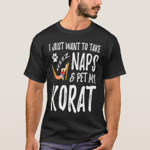 Korat-Mutter-Nickerchen-Katze-Mutter-Idee T-Shirt