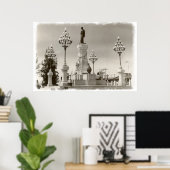 Korat Thailand Monument 1969 Poster (Heimbüro)