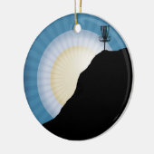 Korb auf einem Berg Keramikornament (Links)