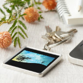 Korb auf einem Hügel #2 Schlüsselanhänger (Seite)