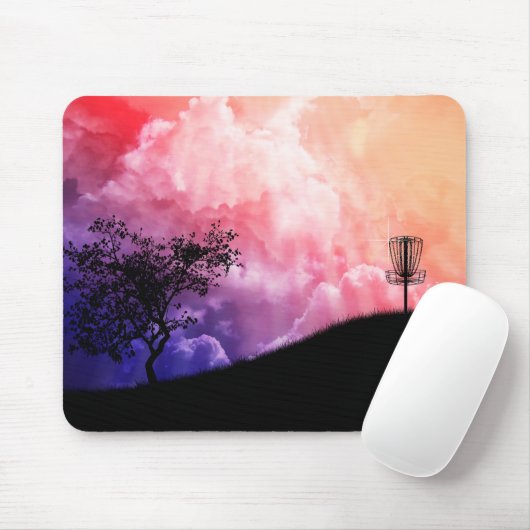 Korb auf einem Hügel Mousepad (Mit Mouse)