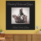 Korb aus Schmiedeeisen Leinwanddruck (Insitu (Wohnzimmer))