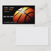 Korb-Ball Telefonnummerkarte (Vorne/Hinten)