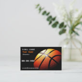Korb-Ball Telefonnummerkarte (Stehend Vorderseite)