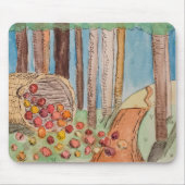 Korb der Äpfel Mousepad (Vorne)