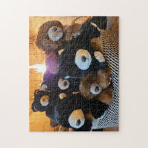 Korb der Bären Puzzle, 28 cm x 35,5 cm, 252 Teile