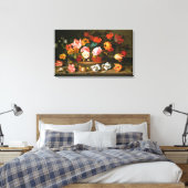 Korb der Blume, 1625 Leinwanddruck (Insitu (Schlafzimmer))