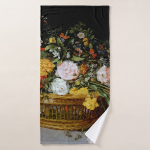 Korb der Blume, Jan Brueghel der Jüngere Badehandtuch