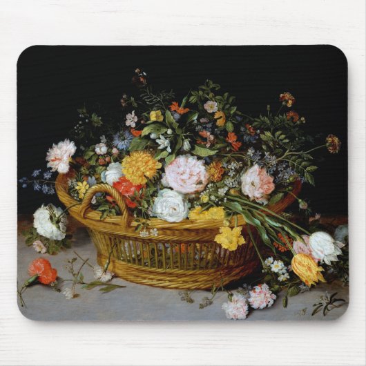 Korb der Blume, Jan Brueghel der Jüngere Mousepad (Vorne)