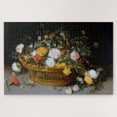 Korb der Blume, Jan Brueghel der Jüngere Puzzle (Horizontal)