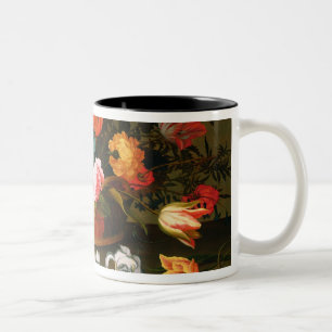 Korb der Blumen, 1625 Zweifarbige Tasse