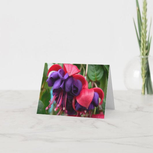 Korb der Blumen Notecard Karte (Vorderseite)