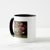 Korb der Blumen Tasse (Vorderseite Links)