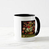 Korb der Blumen Tasse (VorderseiteRechts)