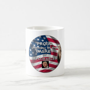 Korb der Deplorables Trumpf-Kaffee-Tasse Kaffeetasse