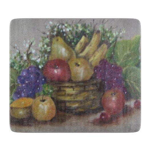 Korb der Früchte Schneidebrett (Vorderseite)