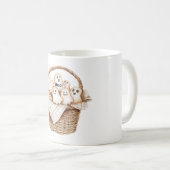 Korb der Geister Halloween Kaffeetasse (VorderseiteRechts)