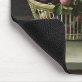 Korb der Pflaumen und Korb der Erdbeeren, 1632 Mousepad (Ecke)