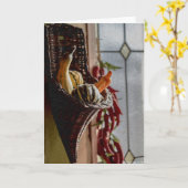 Korb der Squash Fotografy-Grußkarte Karte (Gelbe Blume)