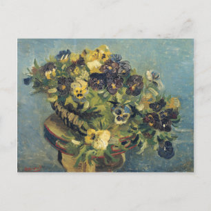Korb der Stiefmütterchen, Vincent Van Gogh Postkarte