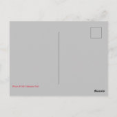 Korb der Weihnachtsmann Postkarte (Rückseite)