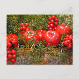 Korb der Weihnachtsmann Postkarte