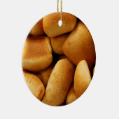 Korb des Abendessens Rolls Keramikornament (Rechts)