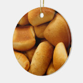 Korb des Abendessens Rolls Keramikornament (Links)