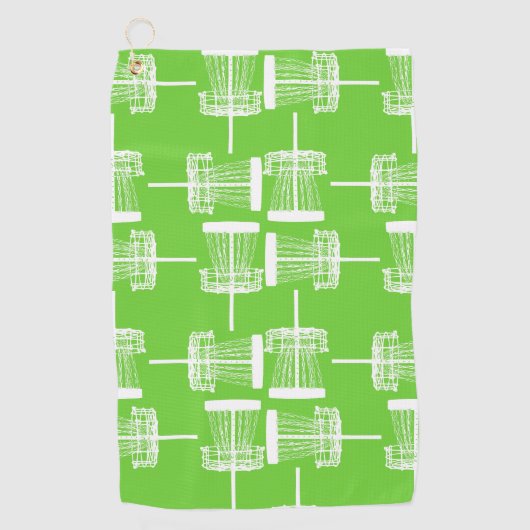 Korb des Green Day-Glühentuches vier Golfhandtuch (Vorderseite)