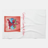 Korb des KirschGeschirrtuchs durch Künstler Geschirrtuch (Horizontal)