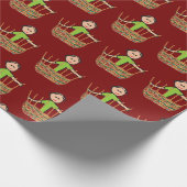 Korb Flechten Geschenkpapier (Ecke)