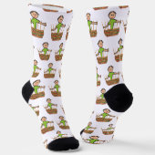 Korb Flechten Socken (Gewinkelt)